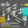 RESKIT RSK32-0022 US NAVY MHU-191/M (AERO 21A) Munitions Transporter (with adapters for bombs) (Carrier Fleet) (3D Printed model kit) 1/32